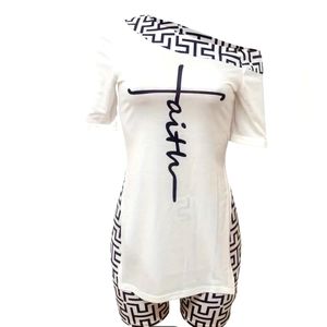 Black &White 2 piece short set